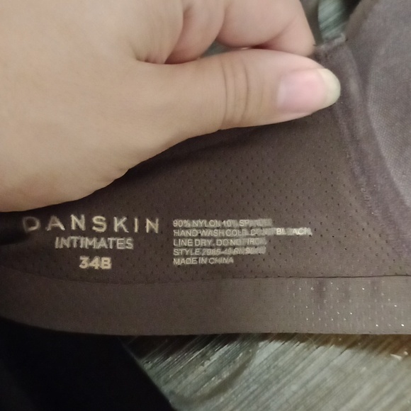 Danskin 34B Chocolate Push Up Bra - Picture 10 of 11